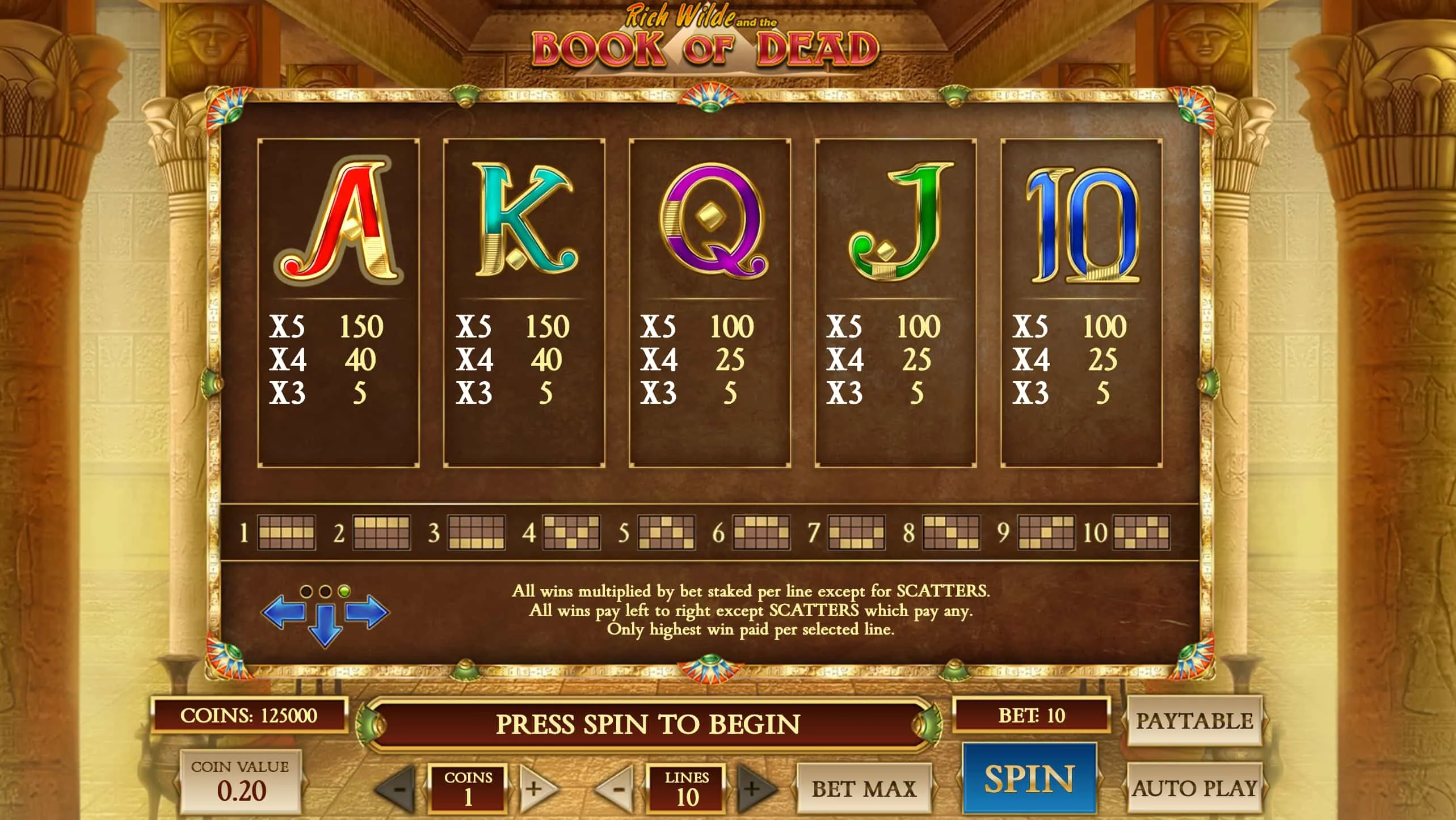 Die besten Casinos f&uuml;r Book of Dead in Deutschland
